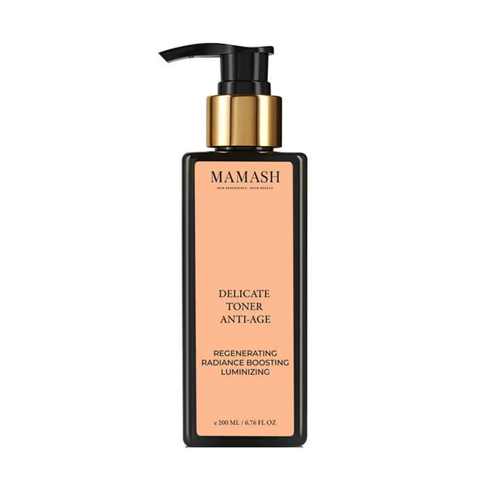 Делікатний тонік для обличчя Mamash Delicate Toner Anti-Age для вікової та в'янучої шкіри, 200 мл